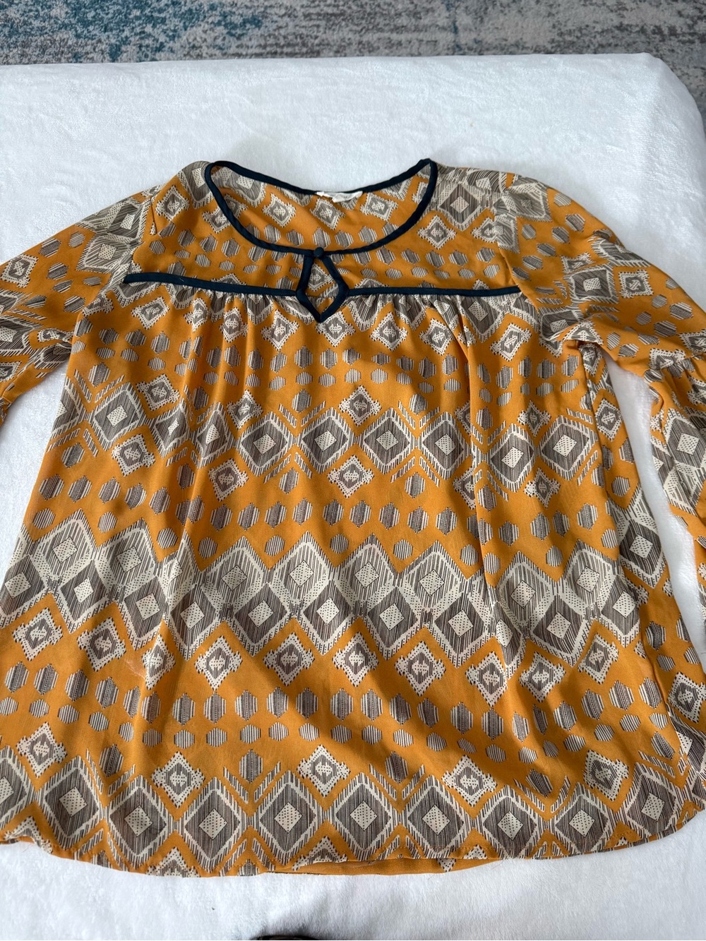 Anthropologie Women’s Yellow Blouse Size Small D99